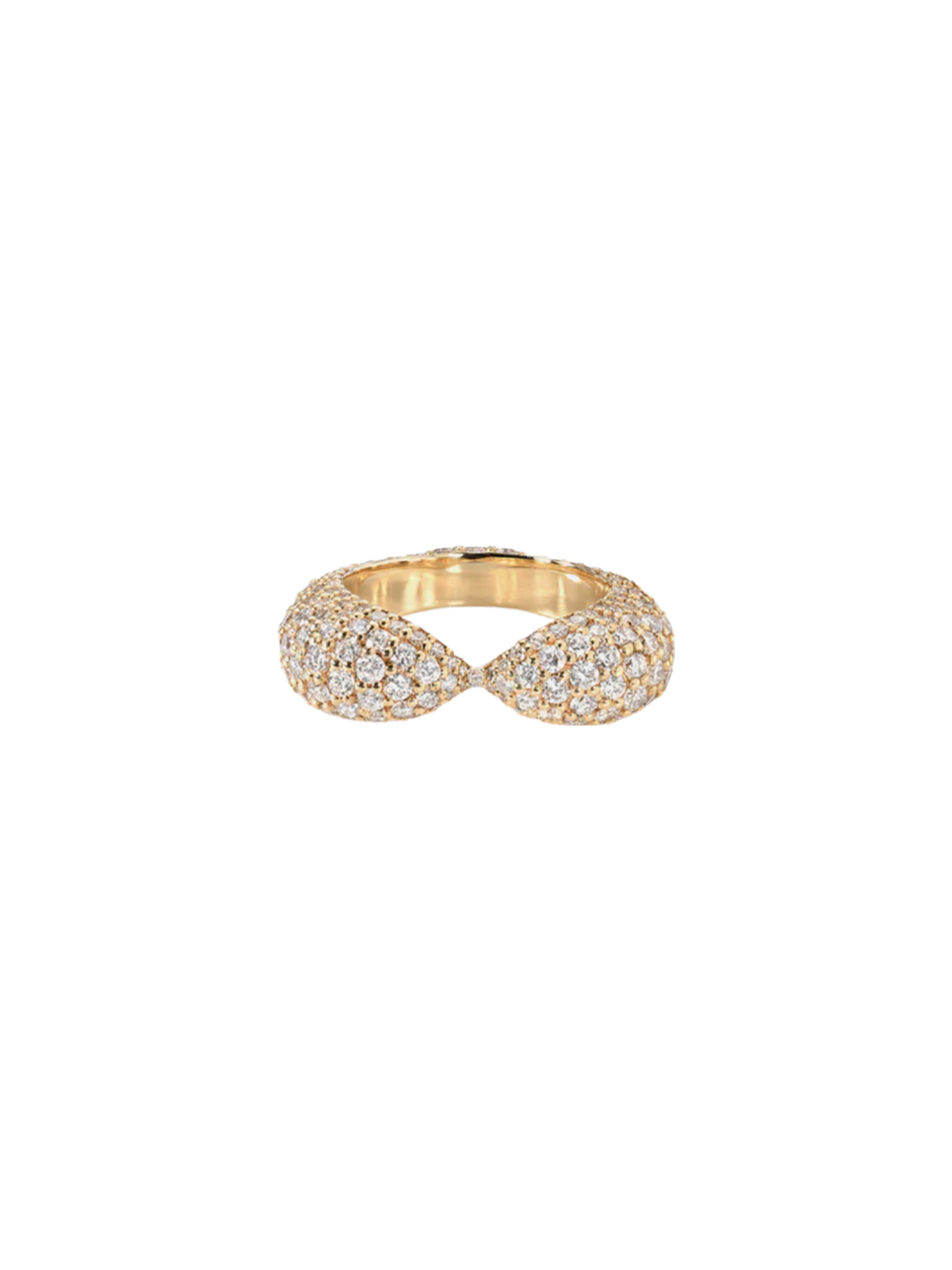 Éternal cloud pavé ring photo